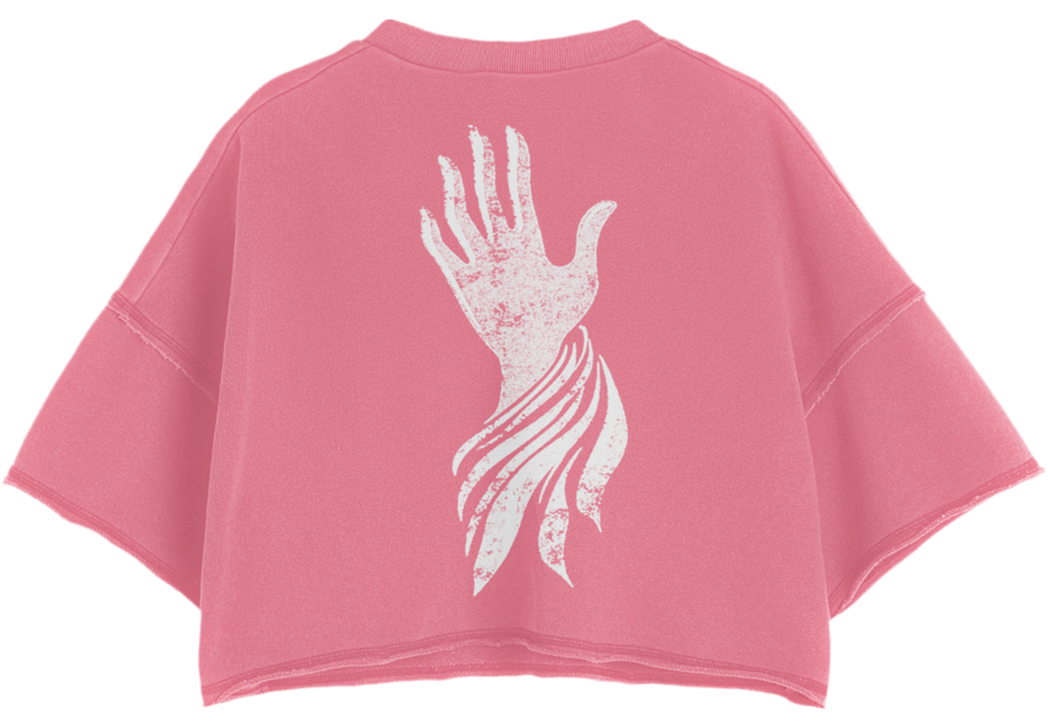 “Born Of The Water “ Pink Baby Tee