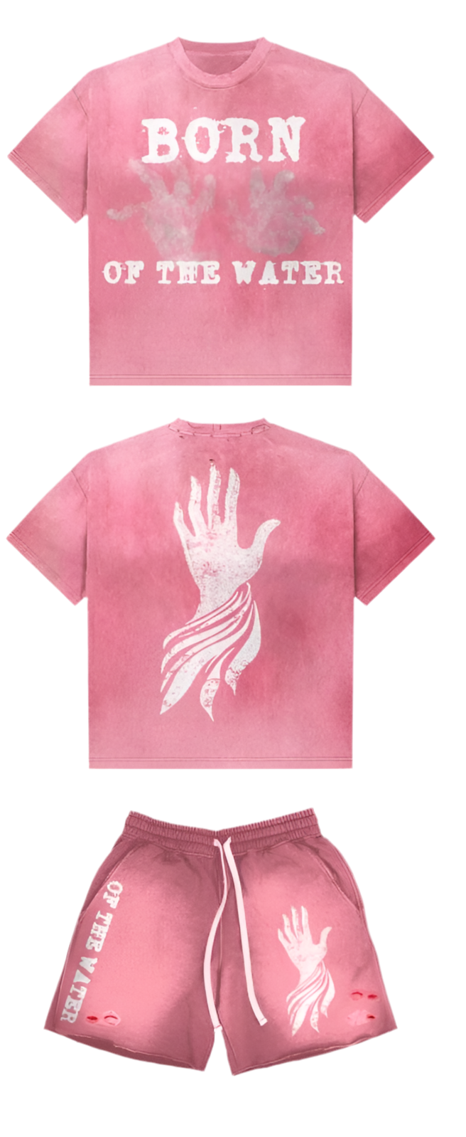 “BORN OF THE WATER” PINK FULL SET
